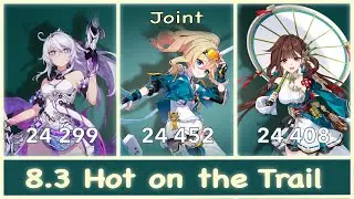 73 021 Pts with Trial Valkyries | 8.3 Hot on the Trail - Joint Zone | HI3rd [8.3 Beta]