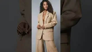 Келли Роуленд в шикарном платье свободного кроя для журнала Elle #kellyrowland #fashionpolice #el...