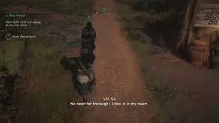 Assassin's Creed Valhalla: A Wise Friend - Help Valka Carry Her Luggage To Her New Home