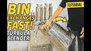How to Operate a Turbula Blender: 3D Powder Mixer Bin Exchange Tutorial