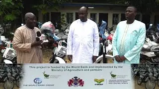 GIRAV Project Handing Over Motorcycles