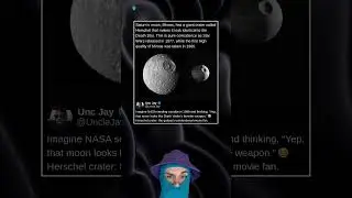 Saturn's moon, Mimas, has a giant crater called Herschel that makes it look identical to...