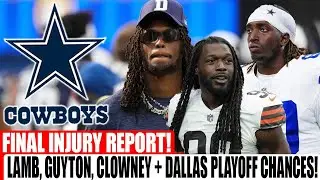 BREAKING: Massive Injury Updates on CeeDee Lamb, Tyler Guyton & Jadeveon Clowney as Cowboys&rsquo; Playoff