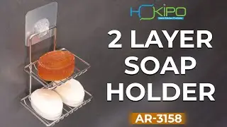 HOKIPO Magic Sticker 2 Layer Soap Holder (AR-3158)