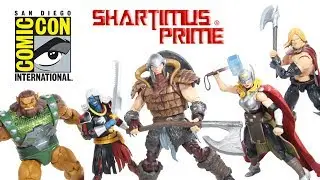 Marvel Legends SDCC 2017 The Mighty Thor Battle for Asgard 5 Figure Box Set Hasbro Toy Review