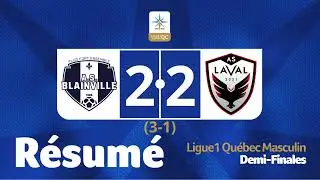 [L1QC-M Demi-Finales] R&eacute;sum&eacute; AS Blainville vs AS Laval