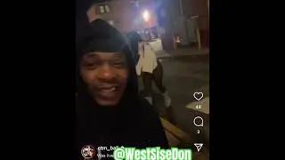 Baltimore rapper ctm ball came home waiting for young moose to spin his block 👀 #BlackMen #GrowUp