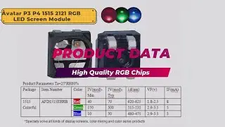 1515 RGB P3/P4 Full Color Stage Indoor LED Display Module LED Chips