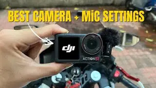 Best DJI Action 5 Pro + DJI Mic Mini Settings for Motovlogging | Ultimate Settings Guide 2025