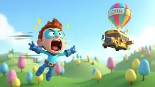 Fortnite Tiny Hero Missed the Battle Bus Drop | Kids Songs & Nursery Rhymes