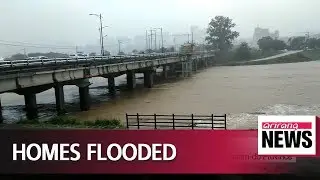 Several houses flooded after torrential rain in Jeollanam-do Province