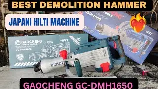 JAPANI HILTI MACHINE 😱| GAOCHENG DEMOLITION HAMMER GC-DMH1650 | Best Demolition hammer in Pakistan 😱