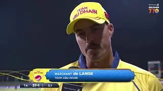 Player's Corner: Marchant De Lange I Team Abu Dhabi I Aldar Properties Abu Dhabi T10