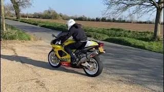 Aprilia RSV Mille R Full Akrapovic Twin Exhaust Sound