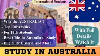 📚 Study In AUSTRALIA for International Students | Education, Cities, University, Cost, Jobs [HINDI]