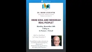 Were Ezra and Nehemiah Real People?