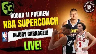 NBA Supercoach Swordplay Podcast - Week 11 Preview: INJURY CARNAGE!