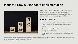 UNO-AAUP Podcast 1: Transparency Podium Grays with Audio