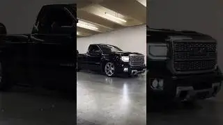 Should we black it out? #chevy #truck #viral #racing #stance #silverado #stance #droppedtrucks