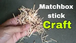 Matchbox stick craft | Machis ki tiliyon ka craft | Matchbox hut | machis ki jhopadi