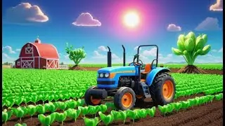 Tractor on the Turnip Farm | Fun Farm Song for Kids | Nursery Rhymes and Baby Songs
