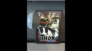 🔴 Live 3D Printing: Thor Comic Cover Pop Out Art | Mjolnir Breakthrough
