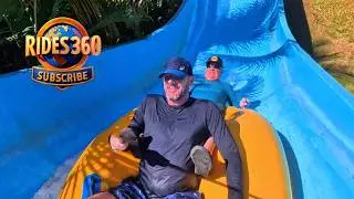 85-Year-Old Conquers the Waterslide! | Unbelievable Ride at the Water Park VR 360&ordm; 4K