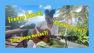 Forest Friends Freeze Dance 🌲🦉 | Interactive Kids Dance Song | Live Acoustic Kindie Rock