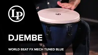 LP Djembe World Beat FX Mech Tuned Blue (ENG / SOUND DEMO)