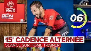 15 minutes d'entraînement à cadences alternées | Séance sur Home Trainer