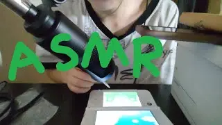 【ASMR】ポケモンXYのねらってヘッドを遊ぶ時のタッチペンの音