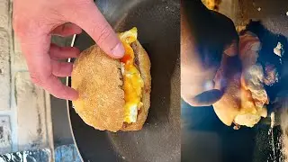 Making Harley Quinn's favorite sandwich. Film Birds of Prey.