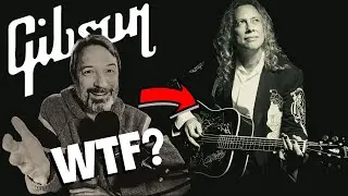 Реакция на УЖАСАЮЩУЮ АКУСТИЧЕСКУЮ гитару Kirk Hammett Signature Raven от Gibson!