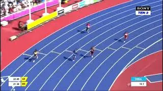 Hima Das semi final Qualification moment । 200m Heat। commonwealth Games 2022