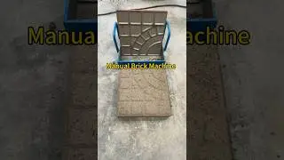 Manual Concrete Cement Solid Brick Making Machine #buildingconstruction #brickmakingmachine #bricks