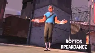 New crazy tf2 taunts: Killer solo, Boston breakdance and Most wanted.