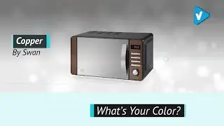 Swan SM22090COPN Digital Microwave, 800w, 20L - Choose Your Colors!
