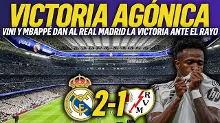 🔥 ASÍ SE VIVIÓ EN EL BERNABÉU: EL REAL MADRID CONSIGUE LOS TRES PUNTOS ANTE EL RAYO VALLECANO
