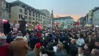 Bad Kreuznach, Germany. January 30, 2024, defending democracy demonstration
