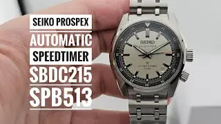 Seiko Prospex Speedtimer Automatic Countdown Rotating Inner Bezel SPB513 SBDC215