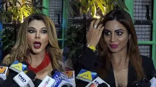 Rakhi Sawant And Arshi Khan At India MTV BCL Season 4 Launch