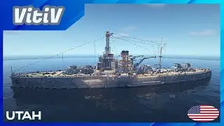 USS Utah (AG-16) - Florida-class Battleship - Minecraft