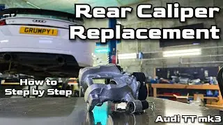 Never Pay For Audi TT MK3 Brake Service Again - DIY Solution. Rear Caliper Replacement