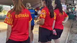 U23-EM i Benejuzar, semifinal Cup de nations damer: Sverige vs Spanien