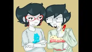 SPEEDPAINT - JANE CROCKER AND JOHN EGBERT FROM HOMESTUCK!?!?! (AUDIBLE GASP FROM AUDIENCE)