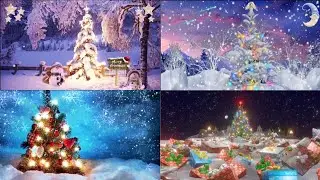 Magical Christmas Tree Party Background XMAS VJ Loop-Christmas Loop 