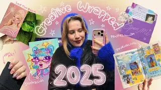 CREATIVE WRAPPED 2025 🎨 | Recap + Prop&oacute;sitos 2025 + Manifestando para 2026