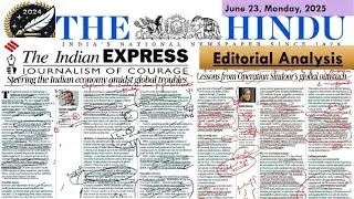 23 June 2025 #editorialanalysis #upsc #currentaffairs #operationsindoor #diplomacy #globalheadlines