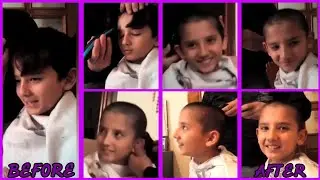 Turkish Boy Gets Headshave By Father At Home In Lockdown