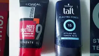 TAFT GEL VS L'OREAL GEL CHALLENGE || FLORIDEAS #beauty #hair #hairstyle #review #challenge